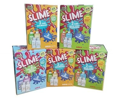 TINTA UNITA - NEW SLIME SET 2 COLLE GLITTER COLORI CLESSIC/NEON