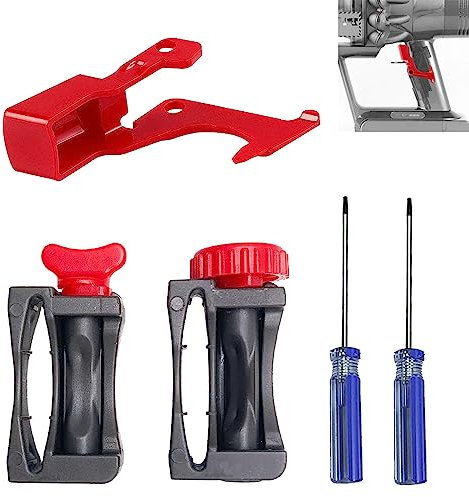 Ersatz Schalter Verstärkt, Halterung Fixierung, Zubehör für Dyson V11 V10 Staubsauge, Ersatz Schalter Fixierung, Schalter Set für dyson, für Verbesserte Power-Taste, mit Schraubendreherzubehör