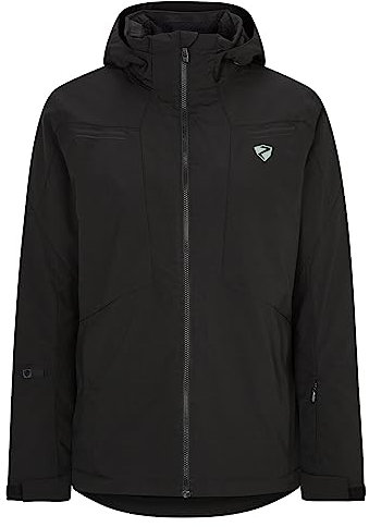 Ziener Herren TAFAR Ski-Jacke/Snowboard-Jacke | atmungsaktiv, wasserdicht, black, 48
