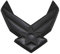 Hochwertiges US Air Force Emblem Autozubehör - Metallischer Aufkleber für Ihr Fahrzeug (Schwarz)