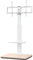FITUEYES Supporto TV con Legno Base per 32-70 Pollici, Girevole & 6 Altezza Mobile Porta TV da Terra, Max VESA 600x400mm 40kg