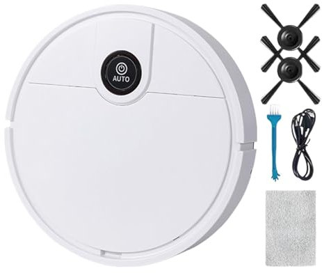 Robot De Limpieza Automática, Máquina Automática De Limpieza De Pisos ABS, Robot Trapeador De Pisos con Sistema De Navegación Inteligente, Robot Limpiador De Pisos Trapeador para Limpieza Del Hogar