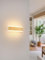 LUOLONG LED Wandleuchte Holz Lange Wandlampe Bambus 30cm Innen Lampe 3000K Wandleuchten 12W Modern Innenbeleuchtung Nachttischlampe Flurlampe Wandlampe für Schlafzimmer Wohnzimmer Treppenhaus