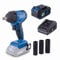 Scheppach Akku-Schlagschrauber BC-IW350-X 20V Brushless | Drehmomentstufen 180-350 - 370Nm | Schlagzahl 3600bpm | Aufnahme ½ | 20V-IXES-Serie | 3 Steckschlüssel- 17,19,21mm | mit 4Ah Akku & Ladegerät