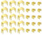 QUARKZMAN #5 Reißverschluss-Schieber-Retainer-Set, 20 Stück Bodenstopper & 40 Stück Top-Stopper für Taschen Mäntel Jacken Reißverschlüsse mit geschlossenem Ende, Gold