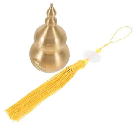 IMIKEYA Metal Gourd Decorations Brass Gourd Model Feng Shui Ornament Chinese Decorations Random Style