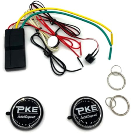 Qerwsdty 2,4-G-RFID-Wegfahrsperre Drahtlose Motorsperre Autoalarm Anti-Hijacking-Schaltung Abschaltung Automatisches Entriegelungsgerät Einfache Installation