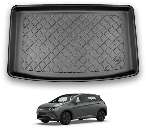 NOMAD Boot Liner Mat for BYD Dolphin 2023+ [Upper boot position] | Premium Anti-Slip TPE Car Boot Protector Tray, Waterproof Raised Edge Trunk Mat, Easy Clean Cargo Floor Liner