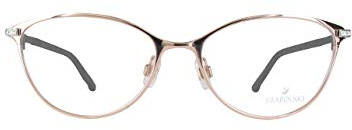 Swarovski SK5186-017-55 Brillengestelle SK5186-017-55 Oval Brillengestelle 57, Blau