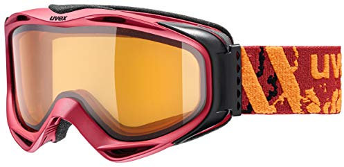 Uvex Unisex Erwachsene g.gl 300 LGL Skibrille, DarkRed Mat, One Size