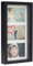 BD ART Marco 18 x 35 cm Box 3D para Fotos Color Negro con Paspartu para 3 fotos 10 x 15 cm. Frente de Vidrio.