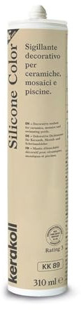 Kerakoll SILICONE COLOR KK89 sigillante decorativo piastrelle ceramiche mosaici e piscine 310 ML