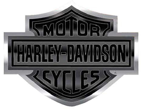 Harley-Davidson Aufkleber Aluminium Tone