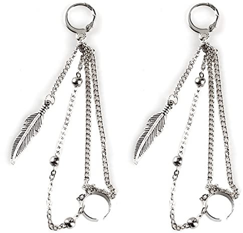 Reccisokz Kpop BTS Bangtan Jungen V-Ohrringe koreanischer Modeschmuck Zubehör für Männer und Frauen 1 Paar(No Pierced Ears)