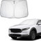 CDEFG Compatible con Mazda CX30 CX-30 2019-2024 2025 Parasol Coche Delantero, Parabrisas Protector Plegable con Gran Pantalla Anti UV Rayos Fresco-Parasol CX30 2024 Accesorios