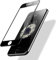 RKVMM Screen Protector For iPhone SE (2020)/7/8/SE 2nd Generation Screen Protector, Full Coverage Curved 3D Tempered Glass Screen Protector Covers Edge to Edge Screen 9H Hardness (Black)