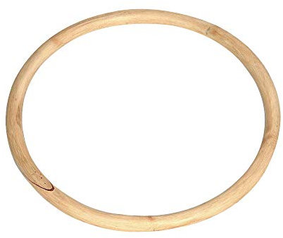G-LIKE Wing Chun Rattan Ring - Traditionelle Chinesische Kampfkunst Wing Tsun Kung Fu Tai Chi Trainingsring Naturholz Widerstand Krafttraining Fitness für Hände – Innendurchmesser 28 cm (Naturfarbe)