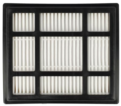 vhbw 1x filtre remplacement pour Nilfisk 78601000, 78601200 pour aspirateur - filtre HEPA noir/blanc