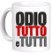 le herisson Tazza MUG simpatica divertente ODIO TUTTO E TUTTI - REGALO LAVORO COLLEGA 596