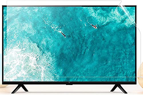 TV Screen Protector Blue Light Filter ?Film Anti-Glare/Anti Scratch Protector Film for 32-75 inch Displays Blocking UV Blue Light 50in Rimless (65in Rimless)