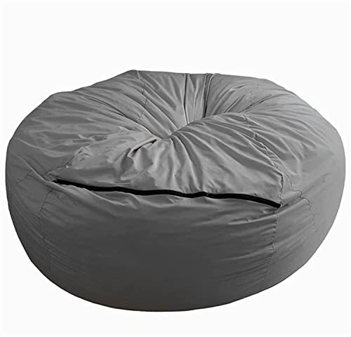 WUJAFCW 6 7ft Sitzsack Innenhülle (ohne Füllstoff), Khaki Vlies Leerer Sitzsack Innenhülle Ersatzhülle mit hoher Kapazität und Reißverschluss (Size : 72x35inch)