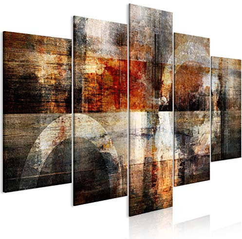 murando - Quadro Acustico Astratto 5 pezzi schiuma acustica Quadri Moderni Grandi - Camera da Letto Matrimoniale - Stampa su Tela - Pannelli Fonoassorbenti Decorativi - Fonoassorbente