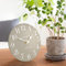 Thomas Kent London Thomas Kent Kaminuhr, arabisches Design, Sandfarben, 15 cm Durchmesser