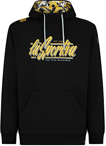 LA SPORTIVA Herren Retro Hoodie, Black, M