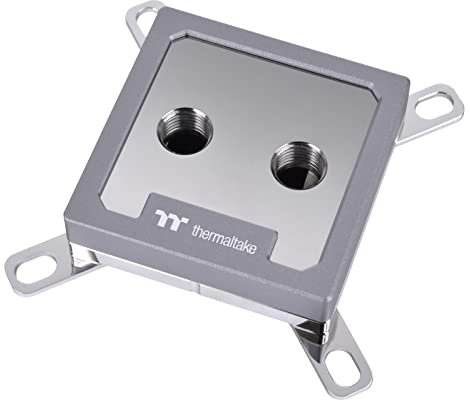 Thermaltake Pacific W8 CPU Water Block, AM5/LGA1700 Compatible, Includes Thermaltake TG-60 Metal Thermal Grease, CL-W347-CU00SL-A Silver