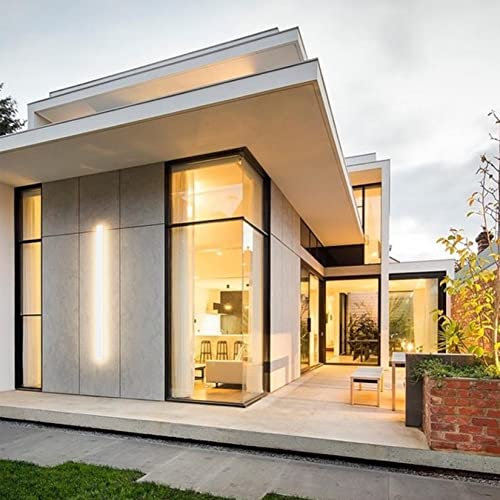 K-Bright 150CM Lange Wandleuchte Villa Wandleuchte Warmweiß Wandleuchte IP65 für Gärten, Terrassen,Schlafzimmer Wohnzimmer, Weiß