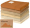 Bio Spucktücher Baby Junge, Mädchen - 6er-Pack Große Baumwoll Mulltücher Baby Waschlappen, Super Saugfähig, Ultraweiches Neugeborene Set, Geschlechtsneutral, Maschinenwaschbar, Langlebig (Terracotta)