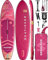 Skatinger Superweites, aufblasbares Stand-Up-Paddle-Board, 30,8 x 89,9 cm, Ultra-stabiles breites SUP für 2 + 1 Personen/Familie/große Größe mit Schultergurt, 100 l Rucksack, Allround-Sup-Board,