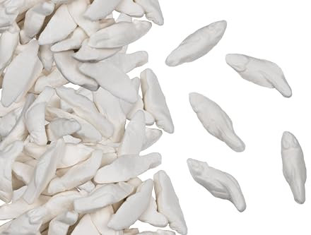 Schaum-Zucker Weiße Mäuse, Mäusespeck, glutenfrei, laktosefrei, 750 g