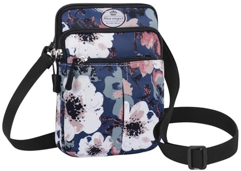 HUA ANGEL Sac Banane Chic Sac de Taille de Voyage Sac Ceinture pour Téléphone Unisexe Léger Multicolore Mini Sac Bandouliere avec Sangle Interchangeable pour Homme Femme Jogging Vélo Sport