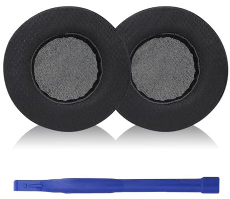 Aiivioll Replacement Ear Pads Compatible with AKG K240, K52, K72, K92 Headphones. Comfortable and Breathable Mesh Fabric, Noise Isolation with Memory Foam, Replacement Ear Cushion Accessories (Black)