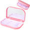 KALIONE Eyelash Case Lash 3 Layer with Makeup Mirror, Storage Organizer, Portable Holder Empty Eyelashes Box for Travel, Organizer Women Girls(Pink)