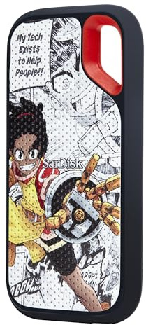 SanDisk SSD portátil Extreme de 1 TB, edición Afrofuturismo, hasta 1050 MB/s, USB-C, USB 3.2 Gen 2, resistencia al agua y al polvo IP65, firmware actualizado, unidad externa de estado sólido -