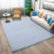 Teppich Wohnzimmer Schlafzimmer 180x240cm Outdoor Kurzflor Teppiche Waschbar Weich Flauschiger rutschfest Blau Gestreifte Geometrische Linien-