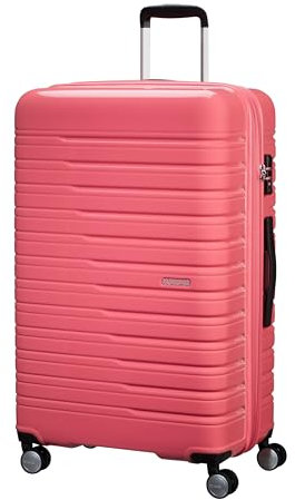 American Tourister Flashline Pop - Spinner L, valigia espandibile, 78 cm, 100/109 L, rosa (corallo rosa)