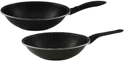 Sarten wok esmalte black 20 cm