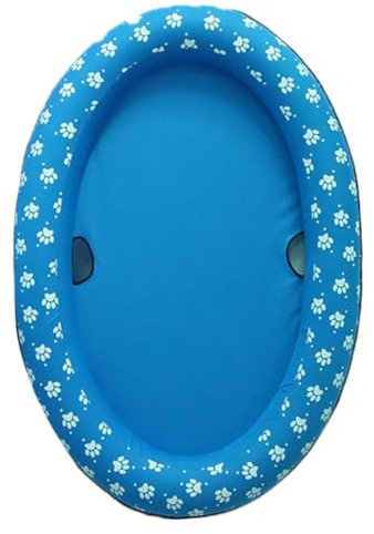 GREENADSCAPE 1pieza Piscina Inflable Plegable para Mascotas para Perros y Gatos Material Duradero para Días Calientes Azul