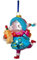 Gift Company Hänger Schwein mit Flasche, Mehrfarbig, 5x13x12,7cm