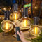 Miootly Outdoor Festoon Lights Remote Control- 2500K Warm White, 15M/50FT Waterproof Dimmable Garden String Lights Mains Powered for Wedding, Party, Indoor & Outdoor Use