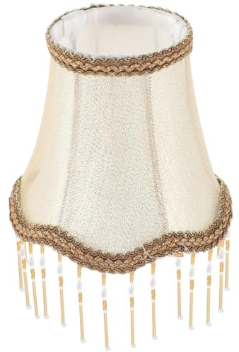 Lampenschirm Retro, Lampenschirm 70er Jahre für Tischlampe, Stoff Dekoration für Exquisite Lampe Abdeckung, Für Lampe Schreibtischlampe Stehlampe Wandleuchtenschirm (A)
