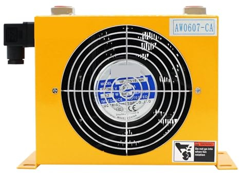 Hydrauliköl-Reduktionslüfter Kühler Öllüfter Luftkühlung Kühlerblech AW0607T-CA 20L/min CNC-Werkzeugmaschine Großer Wärmeableitungsbereich(DC12V)