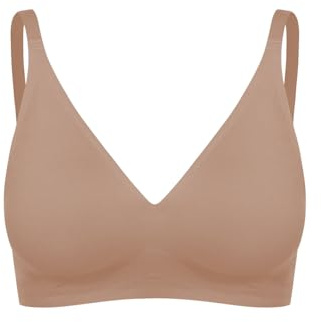 BH Damen ohne Bügel Push Up mit Pads und verstellbaren Trägern | Bügelloser Push-Up BH mit leichten herausnehmbaren Pads und verstellbaren Trägern für natürlichen Lift und Komfort