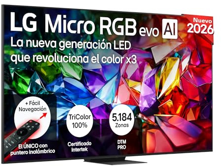 LG 100MRGB96B6 - Smart TV Micro RGB AI 100 4K Sin Reflejos 97.8%, 2026