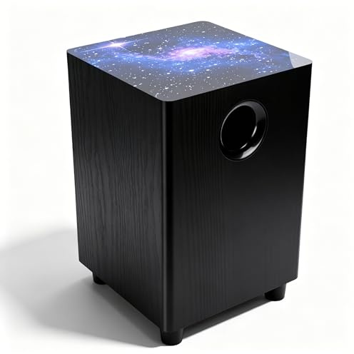 VBESTLIFE Passive Subwoofer, 6.5 Inch MDF Cabinet Home Theater Speaker for Enhanced Bass and Immersive Surround Sound