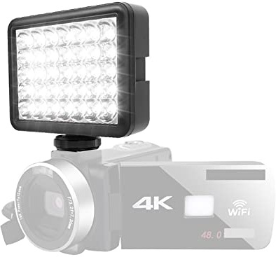Video Camera, Fill Light 64 LED Beads Lamp For Camera DV Vlog Livecast Photographic Studio Lighting Bulbs Hotshoe Accessories(Light)