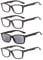 Suertree Lesebrille 4 stueck Federn-Scharnier Sehhilfe Sonne Lesebrille Brille Lesehilfe für Damen Herren BM151TY 3.0x